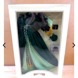 MIB GONE WITH THE WIND FRANKLIN MINT SCARLETT DOLL DRESS PORTIERES